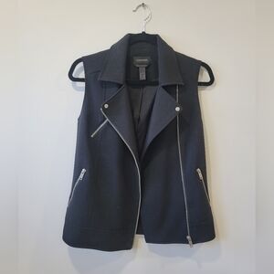 Danier Black Utility Vest - Size 3XS (fits XS)